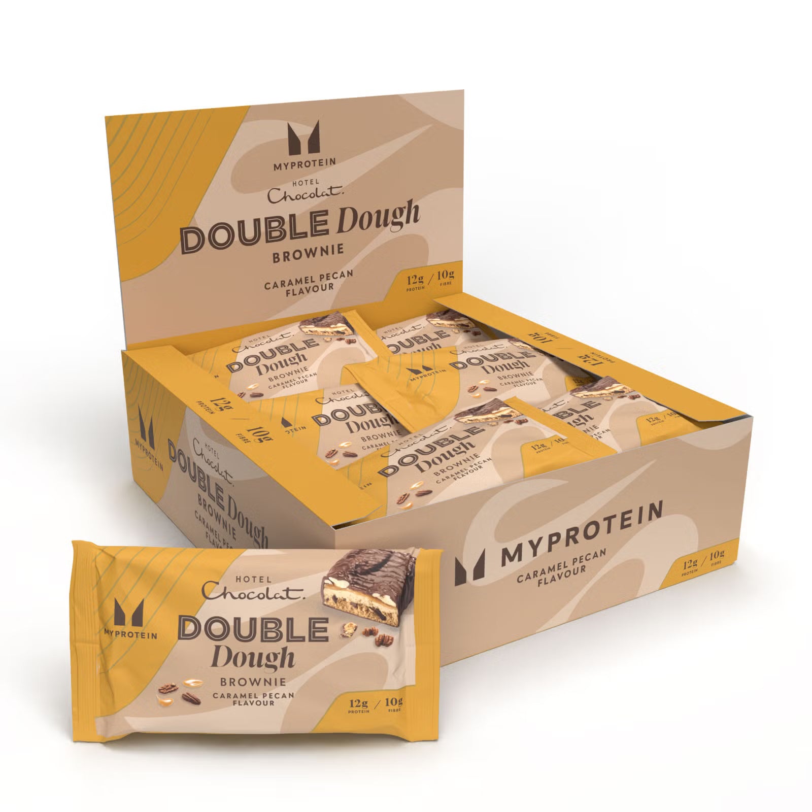 Myprotein Double Dough Protein Brownie – 14g Protein Indulgent Snack | 12 x 60g Bars