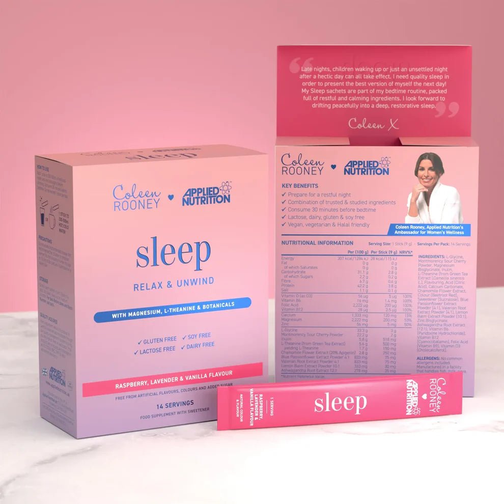 Applied Nutrition Coleen Rooney Sleep Powder | Sleep & Recovery Support | 14 Sticks | 14 Servings - Nutristore