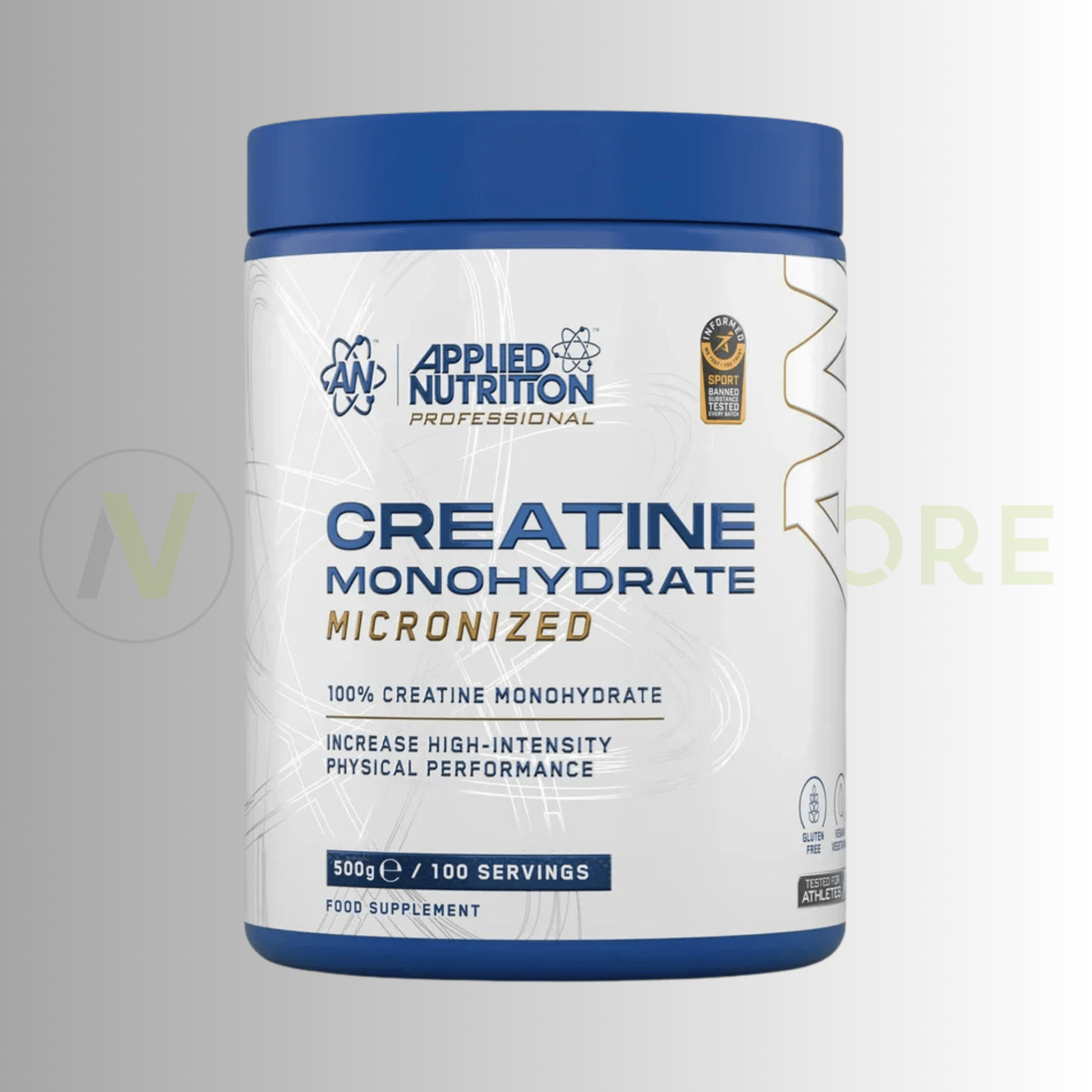 Applied Nutrition Creatine Monohydrate – 5g Creatine | Micronized Powder | Informed Sport | 1kg - Nutristore