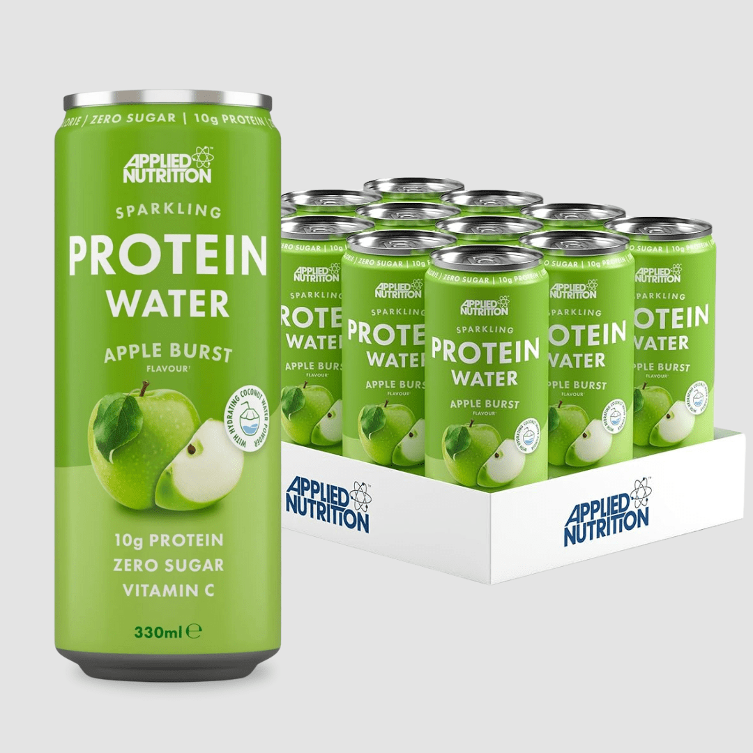 Applied Nutrition Sparkling Protein Water – 10g Protein | Zero Sugar | 12 x 330ml - Nutristore