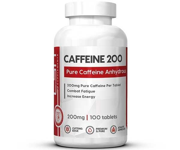 CSN Supps Pure Caffeine 200mg - 100 Tablets - Nutristore