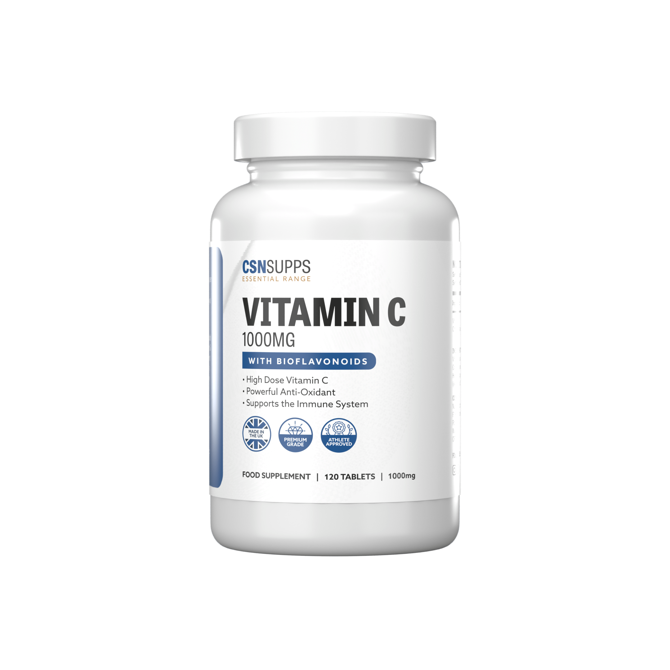 CSN Supps Vitamin C 1000mg - 120 Tablets - Nutristore