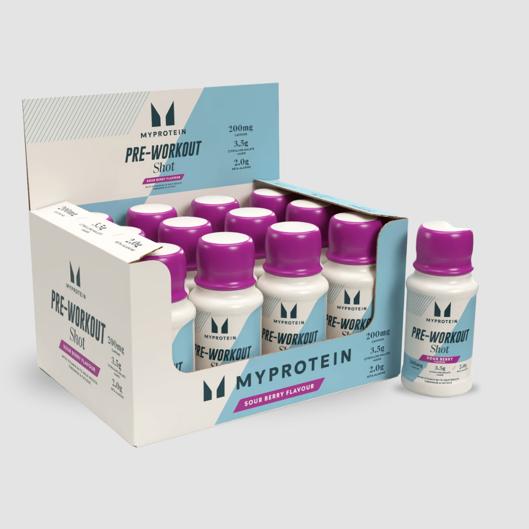 MyProtein: Pre - Workout Shot (12 x 60ml) - Nutristore