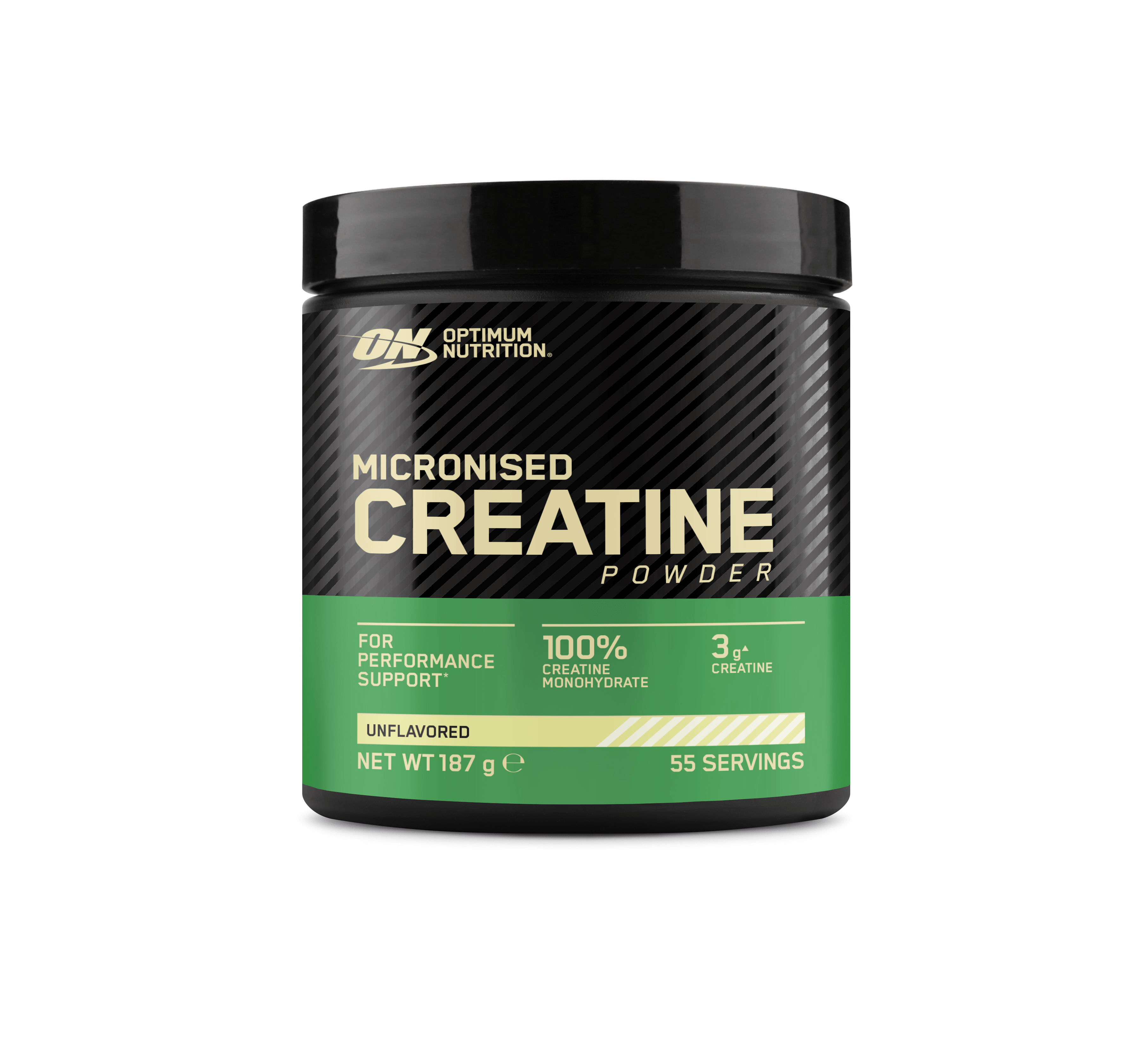 Optimum Nutrition Micronised Creatine Powder 186g (31 Servings) - Nutristore