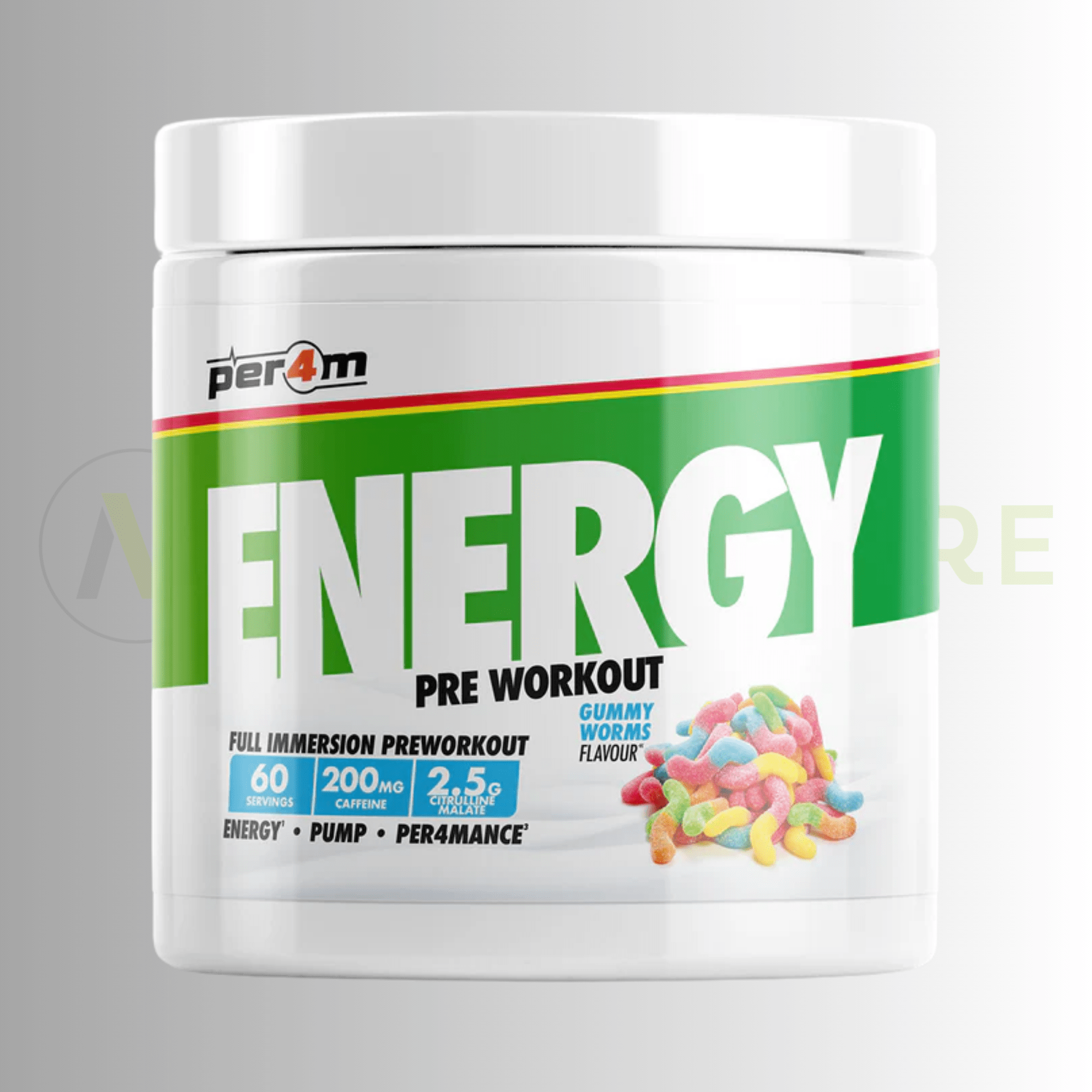 PER4M Energy Pre Workout | Daily Energy, Focus & Endurance Formula | 390g - Nutristore