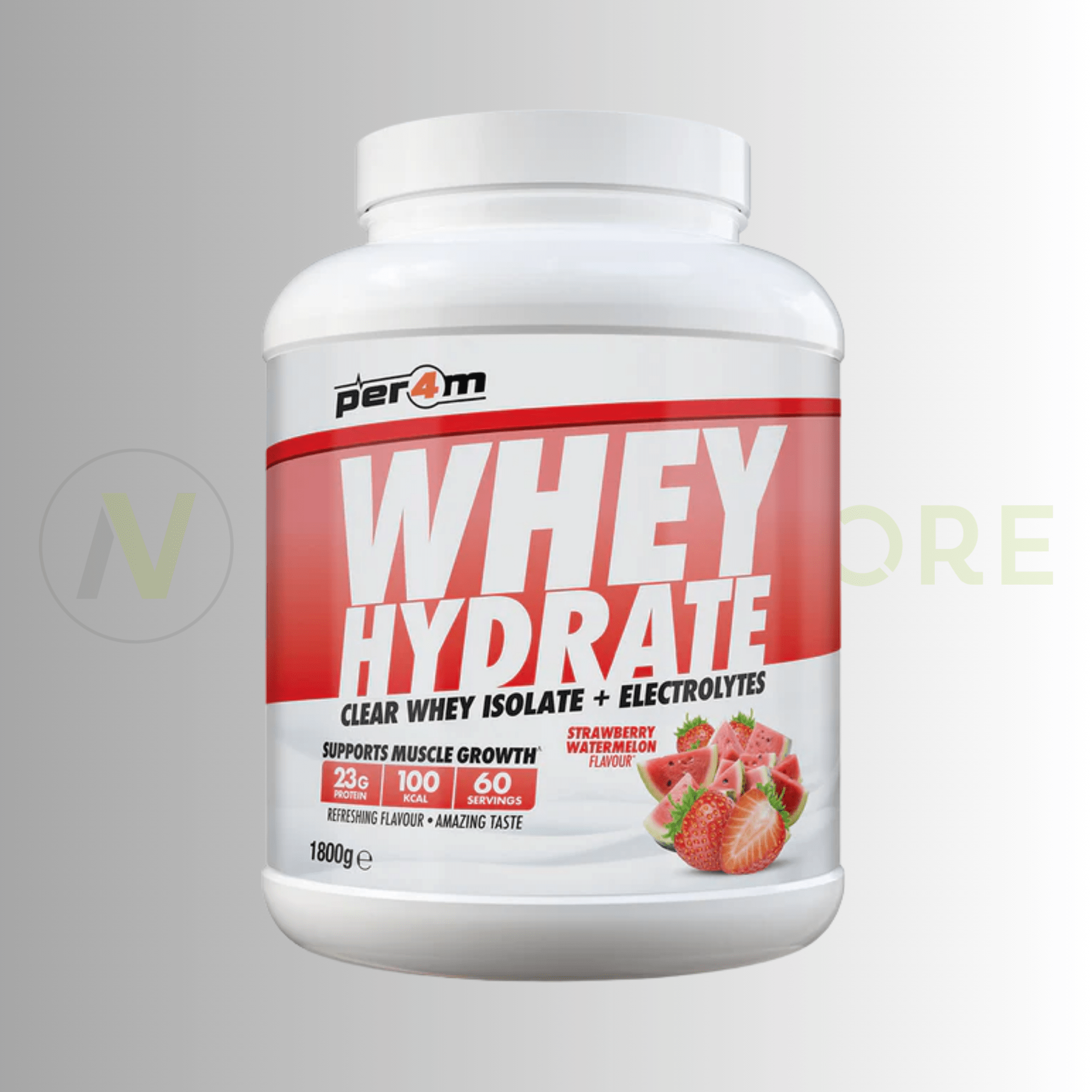 PER4M Whey Hydrate Clear Whey Isolate & Electrolytes | Clear Protein Recovery Drink | 1.8kg - Nutristore