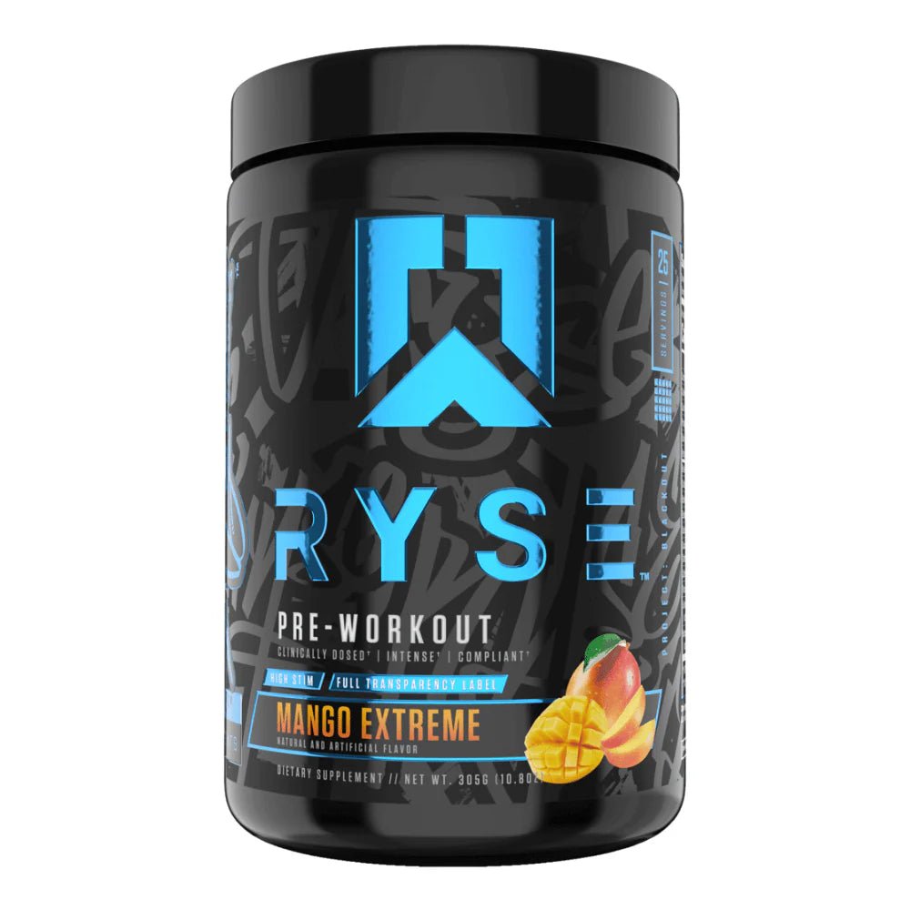 Ryse Blackout Pre - Workout (25 Servings) - Nutristore