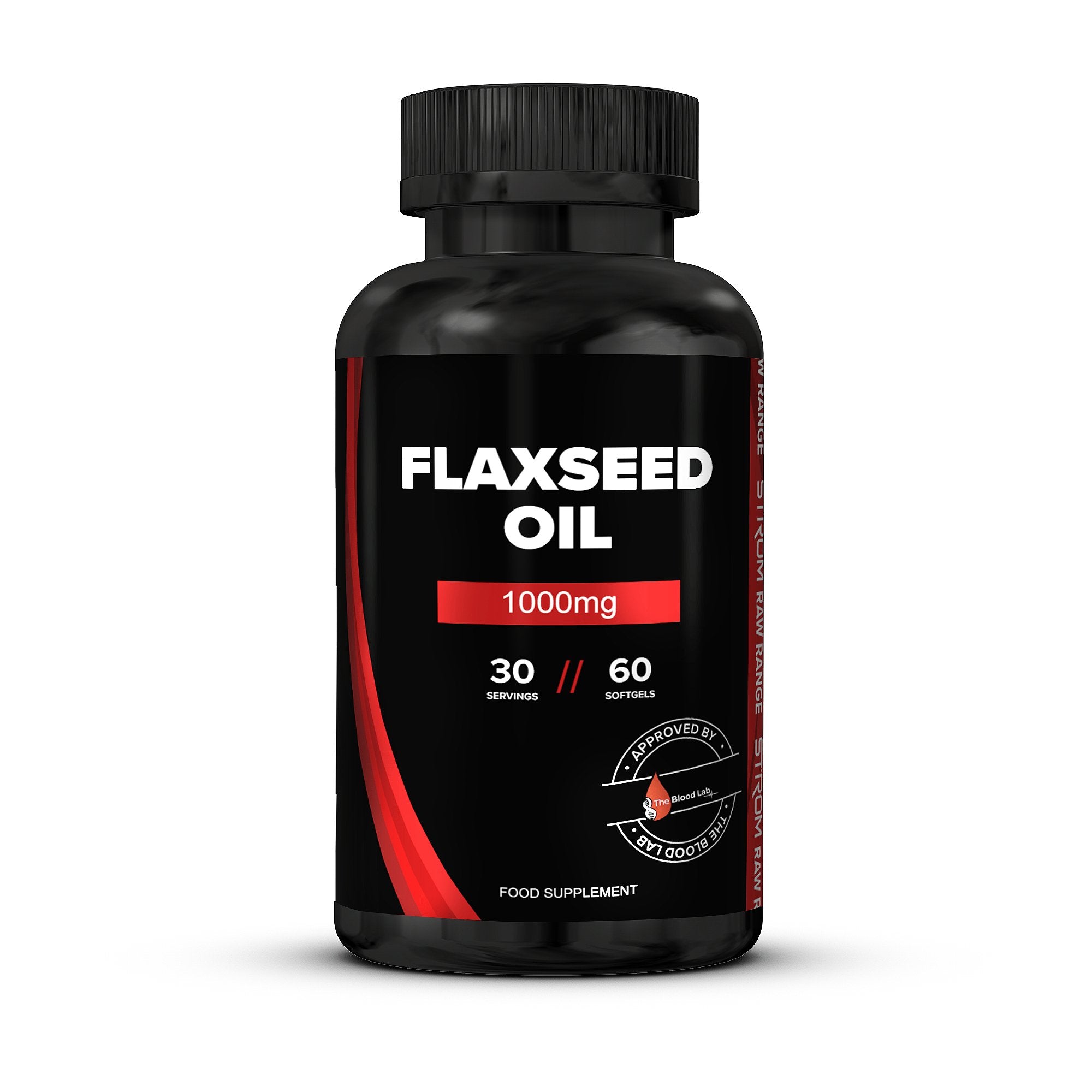 Strom Sports Nutrition Flaxseed Oil 1000mg - 60 Softgels - Nutristore