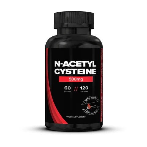 Strom Sports Nutrition N - Acetyl Cysteine (NAC) 500mg - 60 Capsules - Nutristore