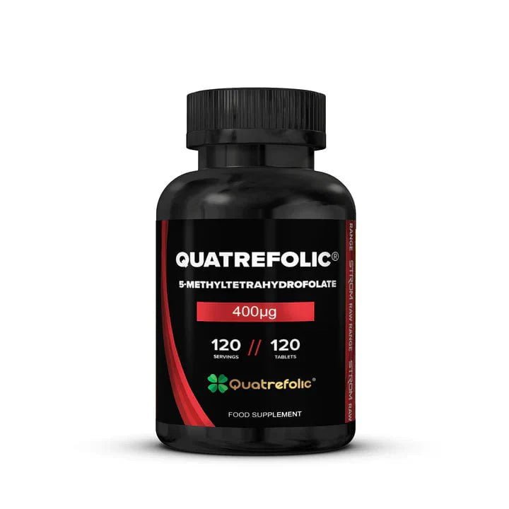 Strom Sports Nutrition Quatrefolic (5 - MTHF) - 120 Capsules - Nutristore