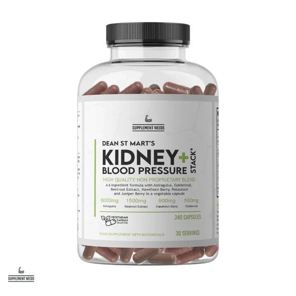Supplement Needs Kidney & Blood Pressure Stack - 240 Capsules - Nutristore
