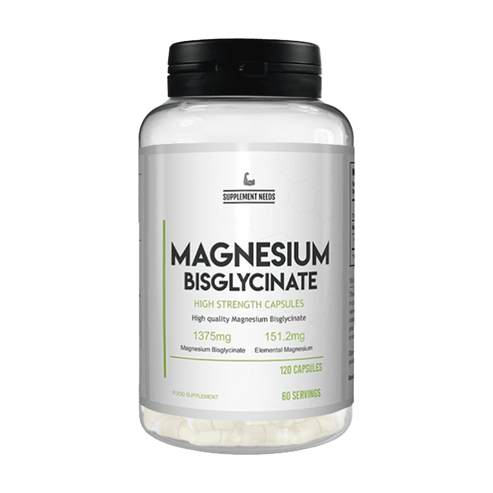 Supplement Needs Magnesium Bisglycinate 500mg - 120 Tablets - Nutristore