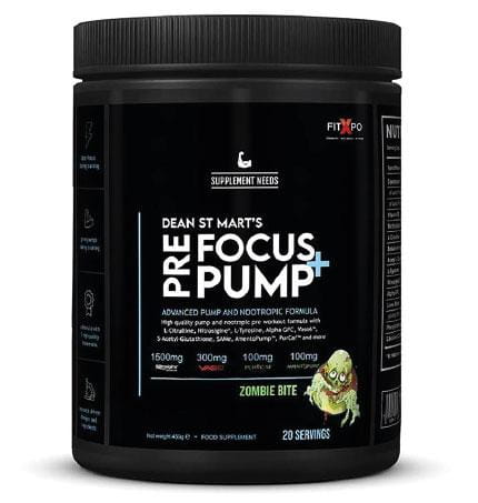 Supplement Needs Pre Focus Pump+ 450mg - Nutristore