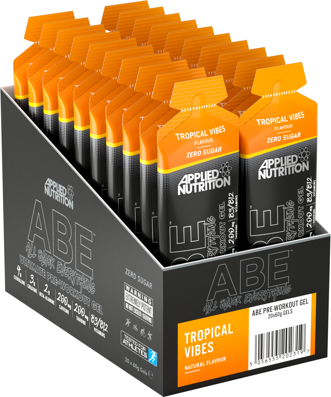 ABE by Applied Nutrition: Pre-Workout Gels for Unrivalled Performance