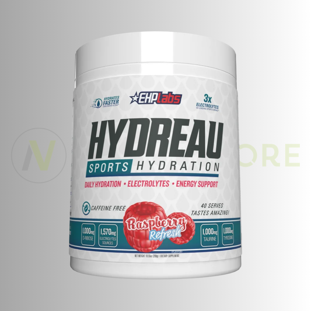 EHP Labs Hydreau | Sports Hydration & Electrolyte Powder | 299g | 40 Servings