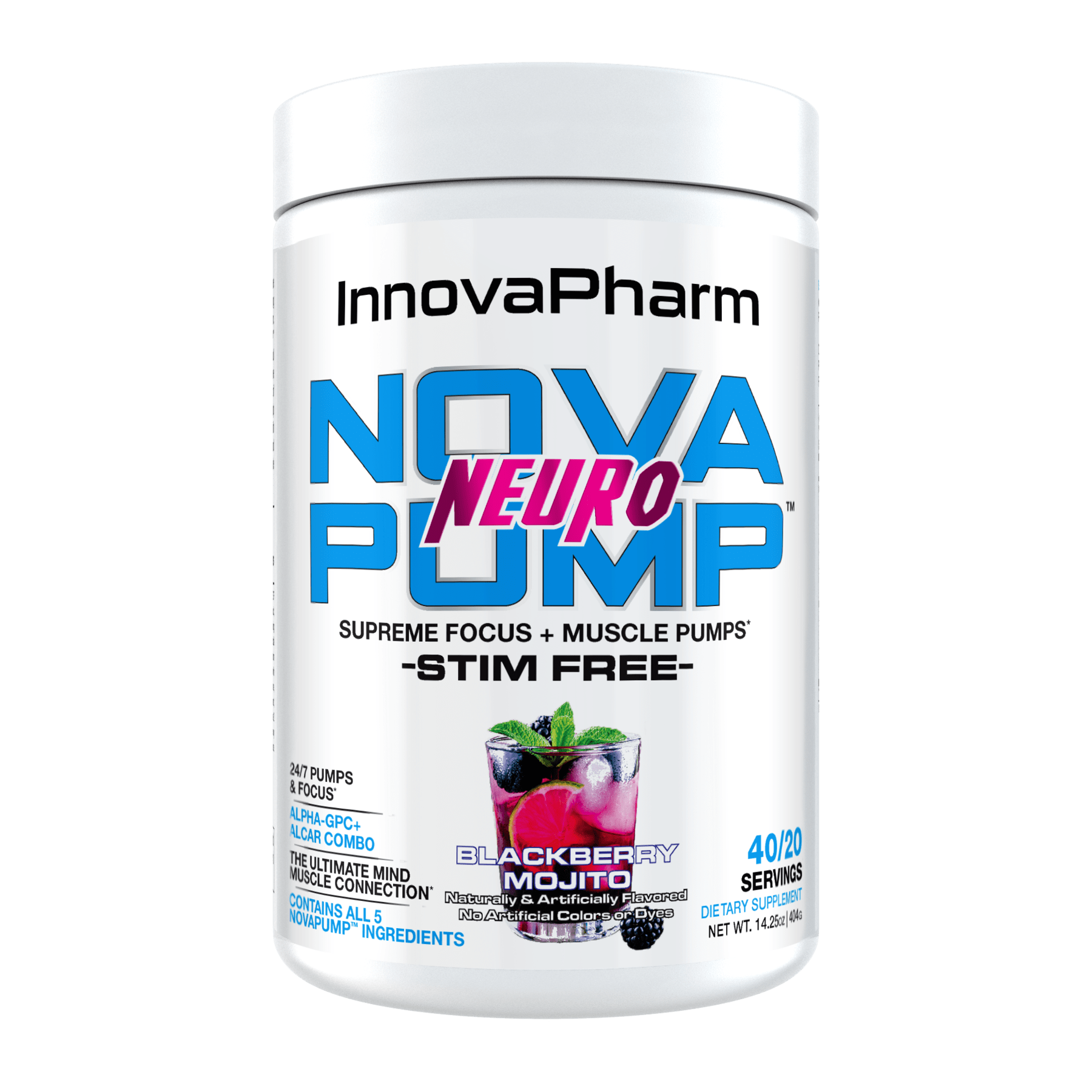 InnovaPharm NovaPump Neuro 368g - Cardiff Sports Nutrition