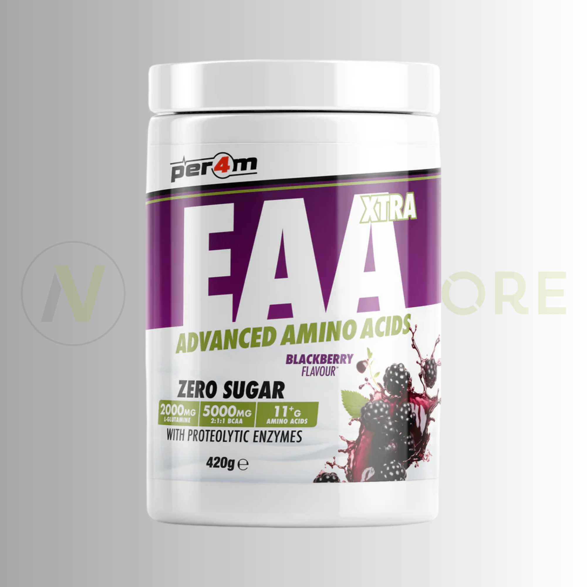 PER4M EAA Xtra Advanced Amino Acids | Full Spectrum EAA/BCAA | 420g | 30 Servings