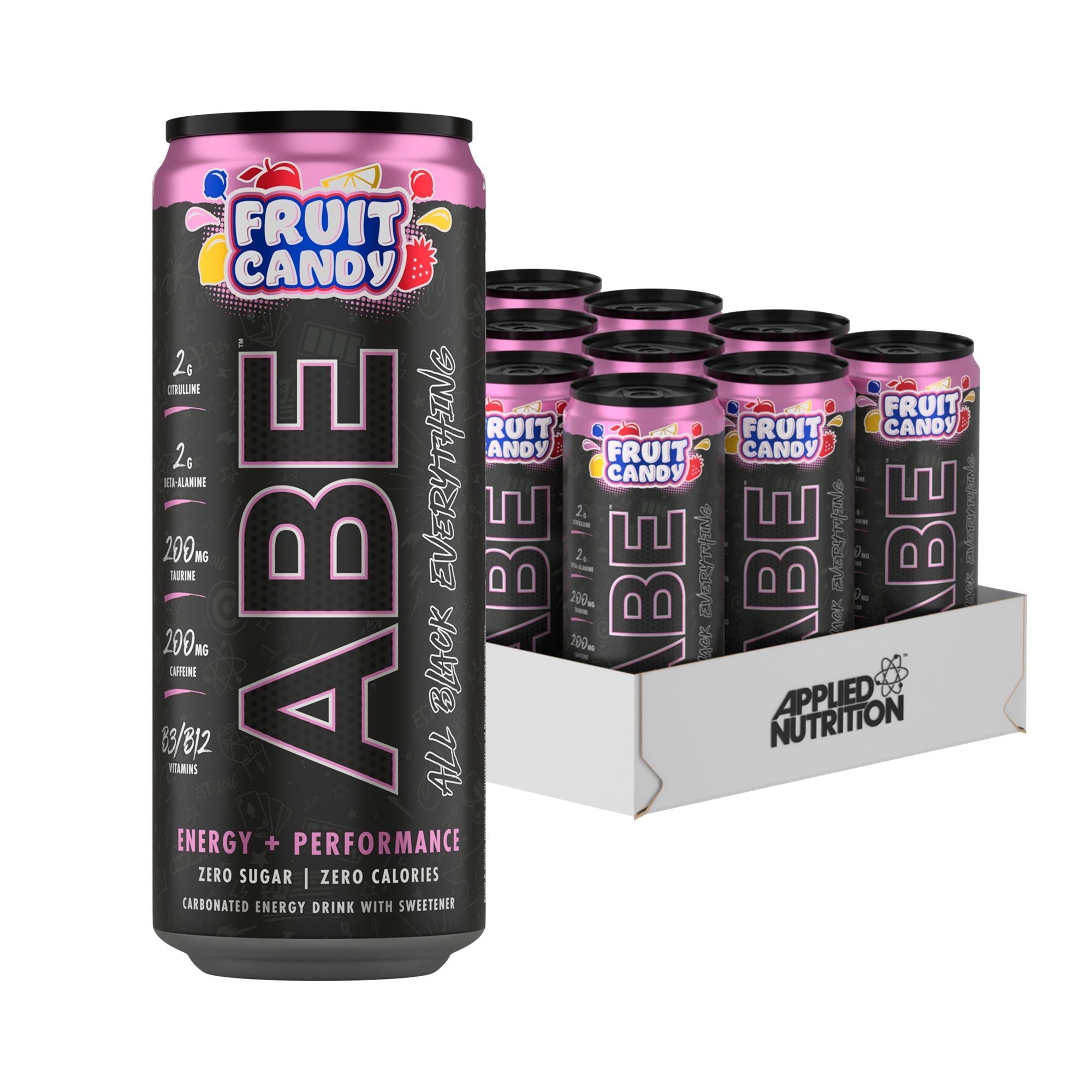 Applied Nutrition ABE Energy & Performance Cans (Case of 12, 330ml Cans) - Nutristore