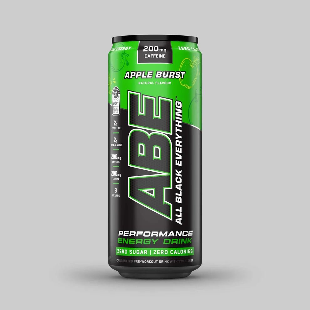 Applied Nutrition ABE Energy & Performance Cans – Zero Sugar Pre - Workout Drink (12 x 330ml) - Nutristore