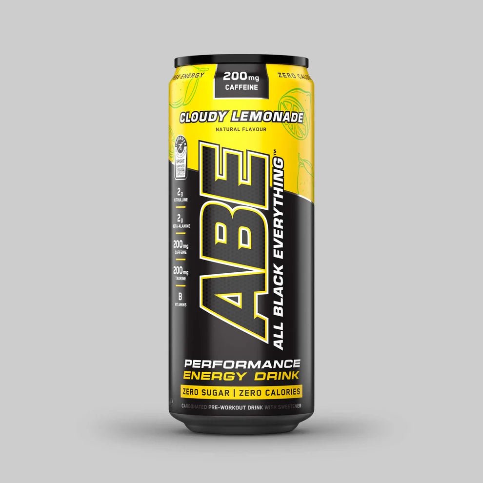 Applied Nutrition ABE Energy & Performance Cans – Zero Sugar Pre - Workout Drink (12 x 330ml) - Nutristore
