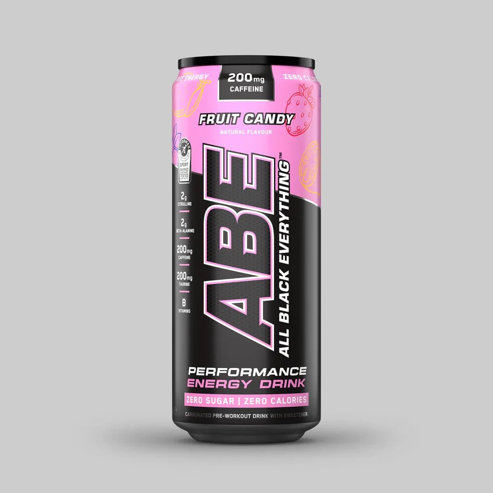 Applied Nutrition ABE Energy & Performance Cans – Zero Sugar Pre - Workout Drink (12 x 330ml) - Nutristore