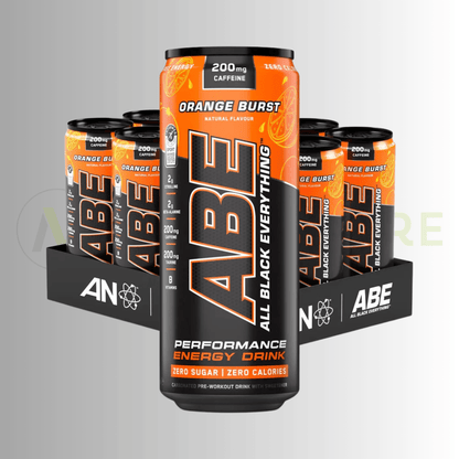 Applied Nutrition ABE Energy & Performance Drink – 200mg Caffeine | Zero Sugar | Informed - Sport |12 x 330ml - Nutristore