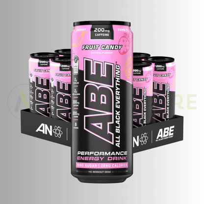 Applied Nutrition ABE Energy & Performance Drink – 200mg Caffeine | Zero Sugar | Informed - Sport |12 x 330ml - Nutristore