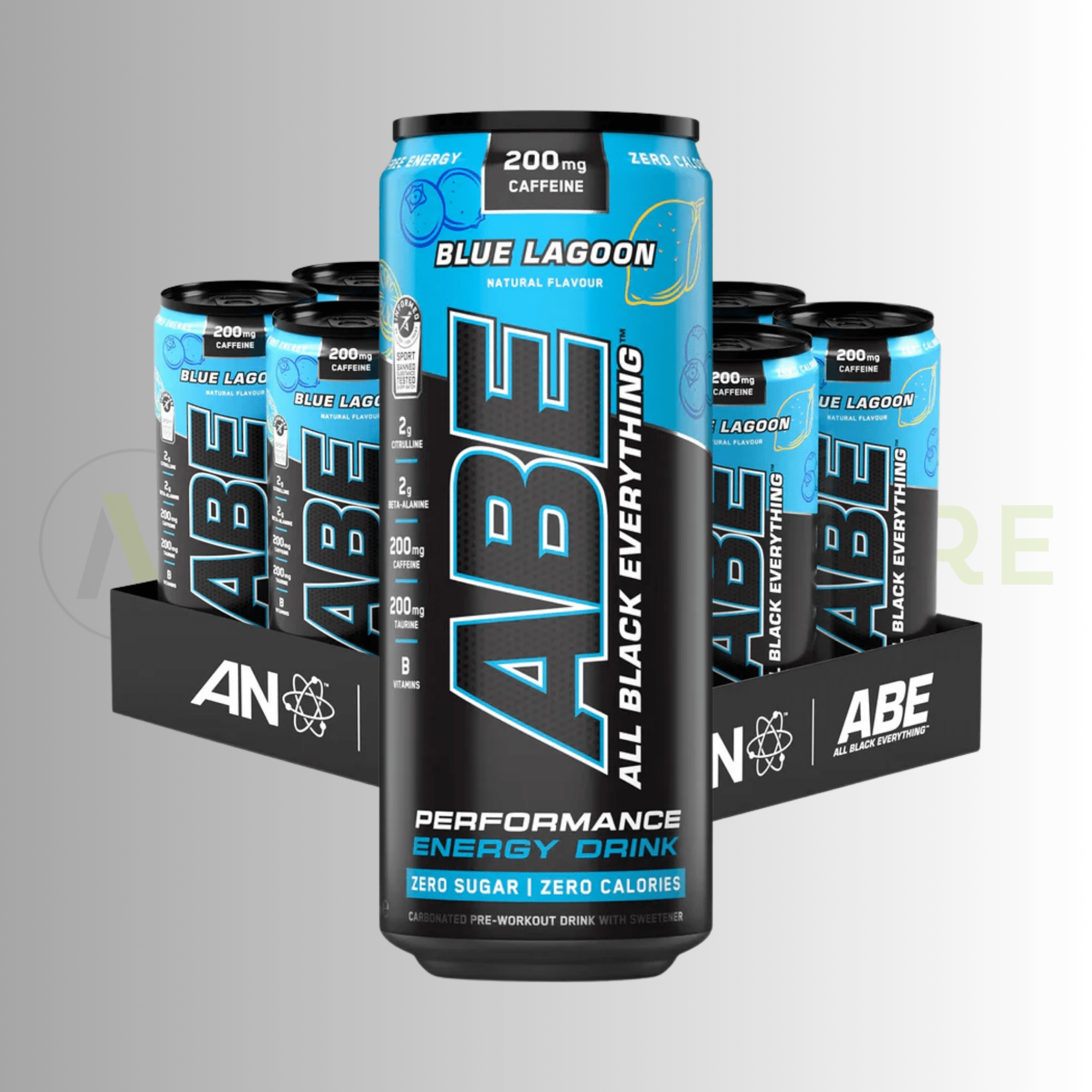 Applied Nutrition ABE Energy & Performance Drink – 200mg Caffeine | Zero Sugar | Informed - Sport |12 x 330ml - Nutristore
