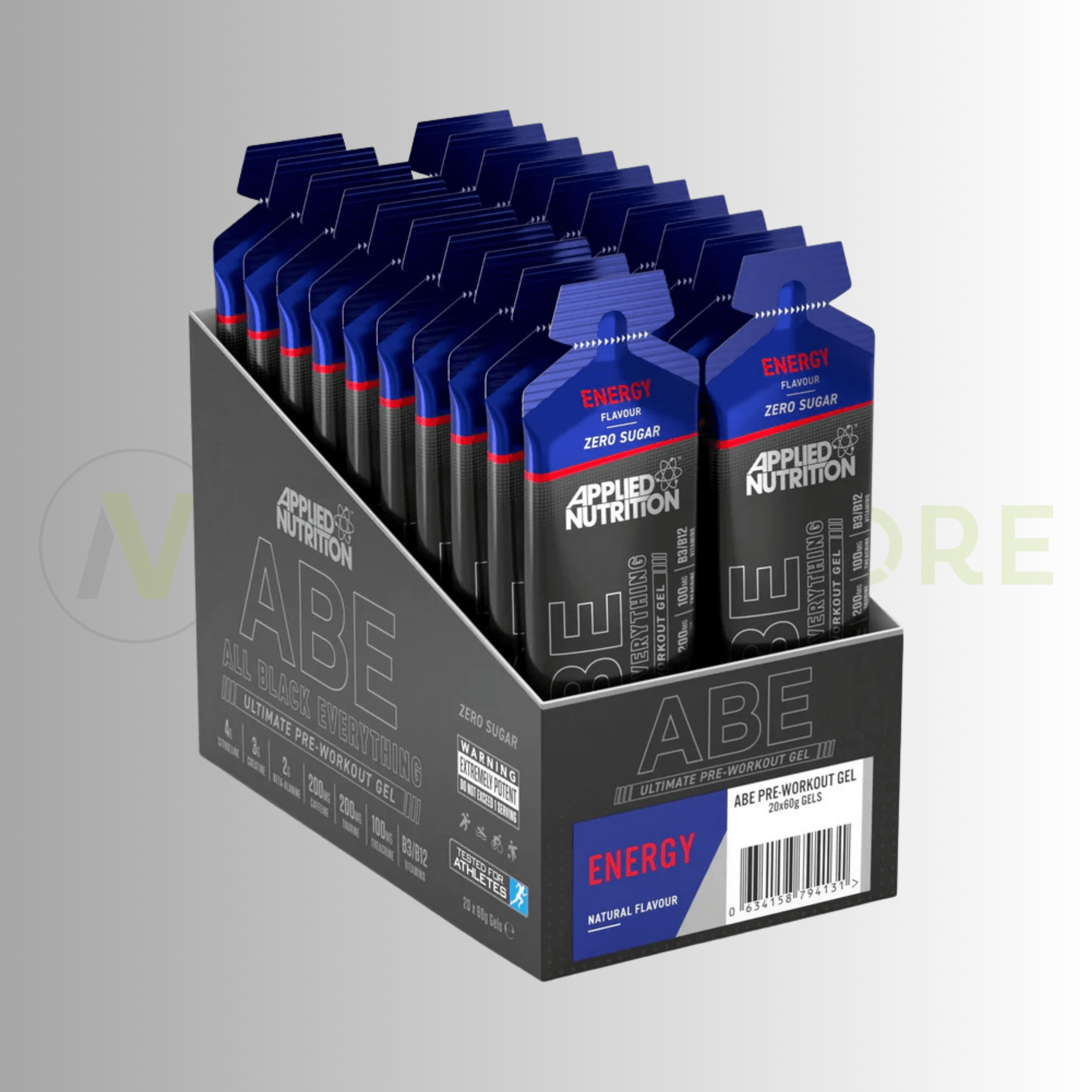 Applied Nutrition ABE Pre - Workout Gel – 200mg Caffeine | Informed - Sport Tested | 20 x 60ml - Nutristore