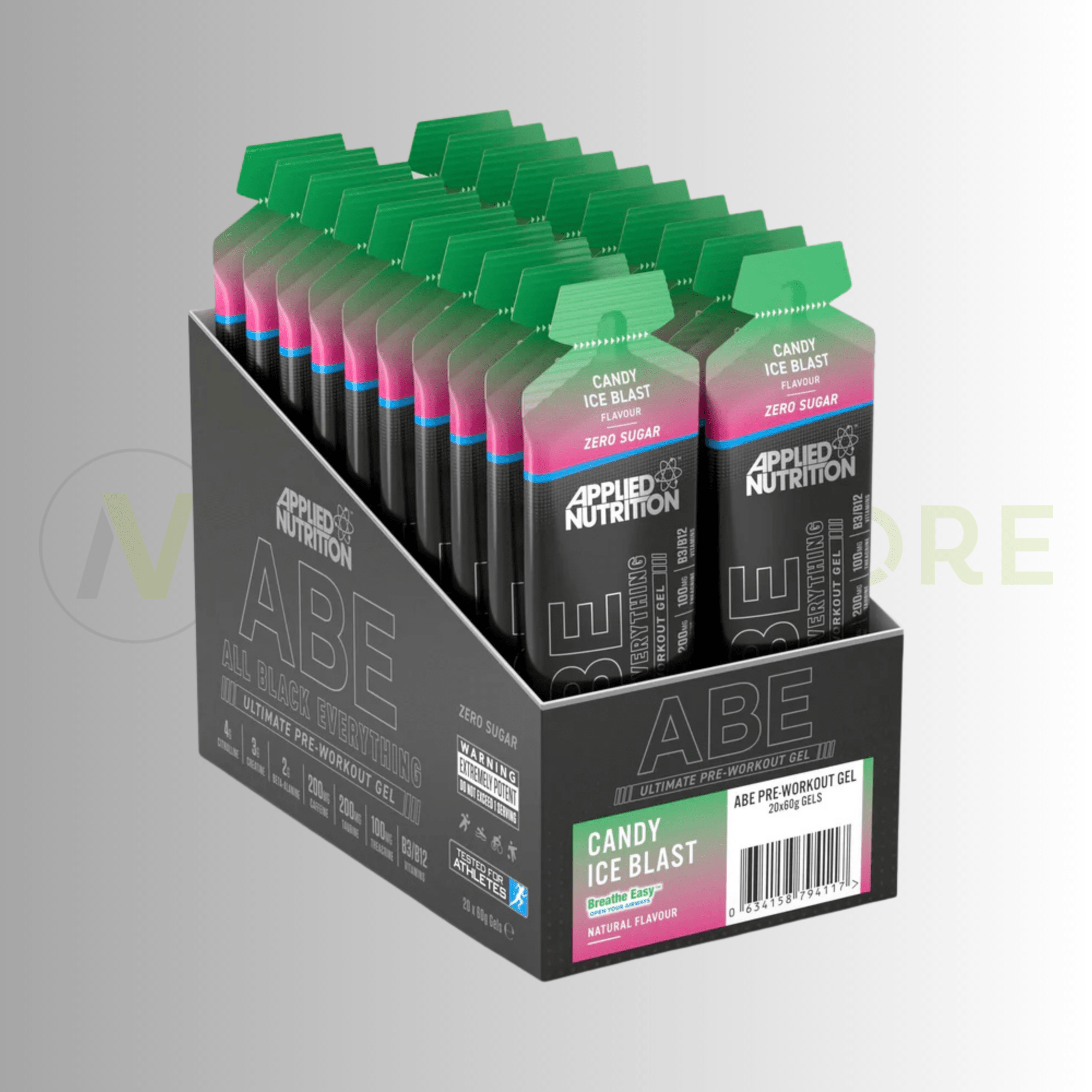 Applied Nutrition ABE Pre - Workout Gel – 200mg Caffeine | Informed - Sport Tested | 20 x 60ml - Nutristore