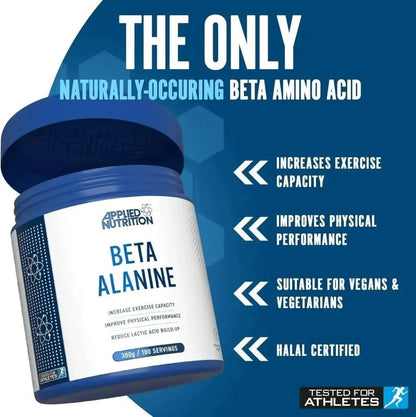 Applied Nutrition Beta - Alanine Powder | Endurance & Performance Support | 300g - Nutristore