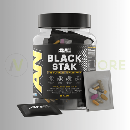 Applied Nutrition Black Stak | Ultimate Health Pack | 30 Daily Packs - Nutristore