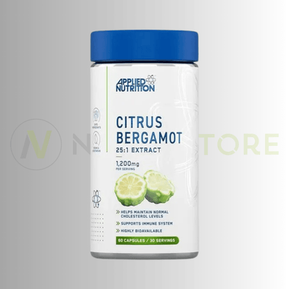 Applied Nutrition Citrus Bergamot | 1200mg High Strength Extract (38% Polyphenols) | 60 Capsules | 30 Servings - Nutristore