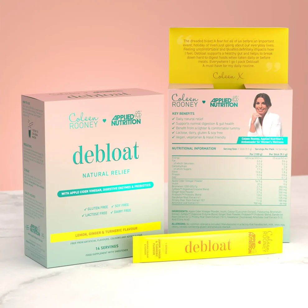 Applied Nutrition Coleen Rooney Debloat Powder | Gut Health & Digestive Support | 14 Sticks | 14 Servings - Nutristore