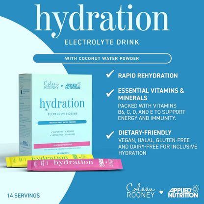 Applied Nutrition Coleen Rooney Hydration Powder | Electrolytes & Vitamins | 14 Sticks | 14 Servings - Nutristore