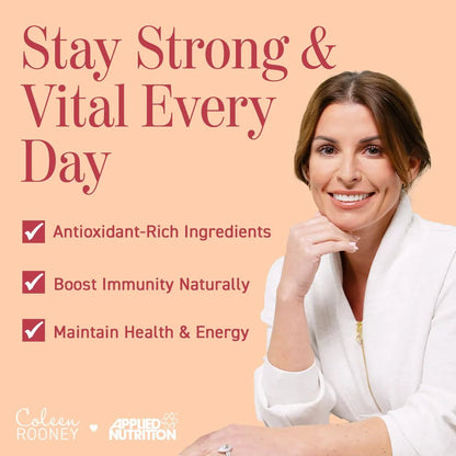 Applied Nutrition Coleen Rooney Immunity Powder | Immune Support Formula | 14 Sticks | 14 Servings - Nutristore