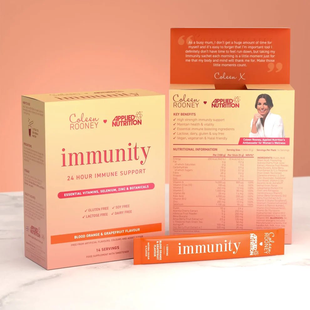Applied Nutrition Coleen Rooney Immunity Powder | Immune Support Formula | 14 Sticks | 14 Servings - Nutristore