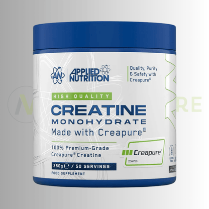 Applied Nutrition Creapure® Creatine Monohydrate | Premium Creatine | 250g | 50 Servings - Nutristore