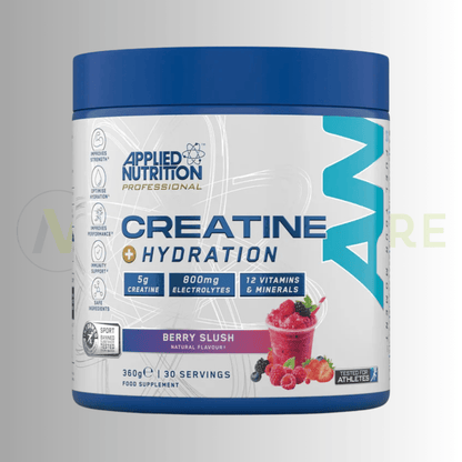 Applied Nutrition Creatine + Hydration | Electrolytes, Vitamins & 5g Creatine | 330g | 30 Servings - Nutristore