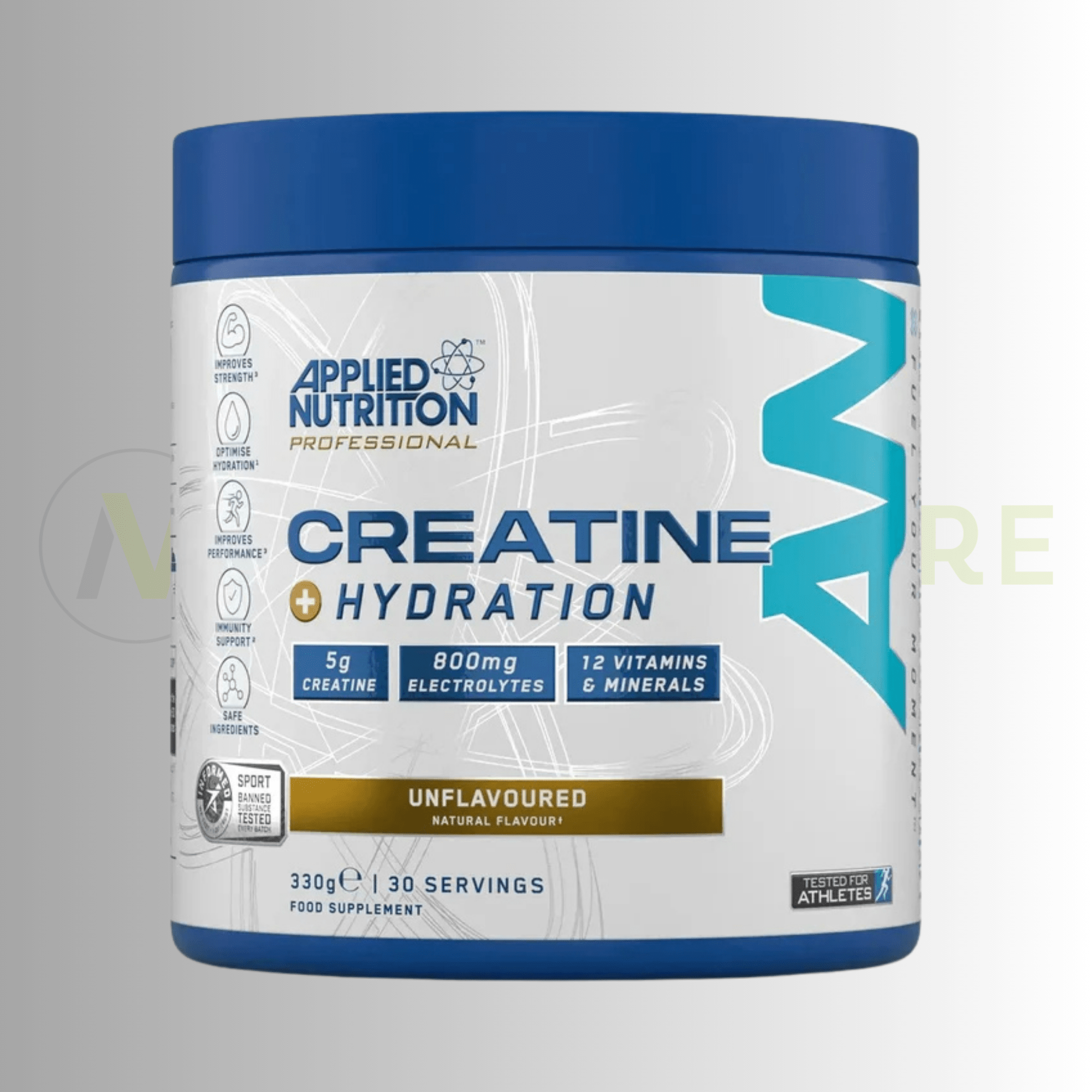 Applied Nutrition Creatine + Hydration | Electrolytes, Vitamins & 5g Creatine | 330g | 30 Servings - Nutristore