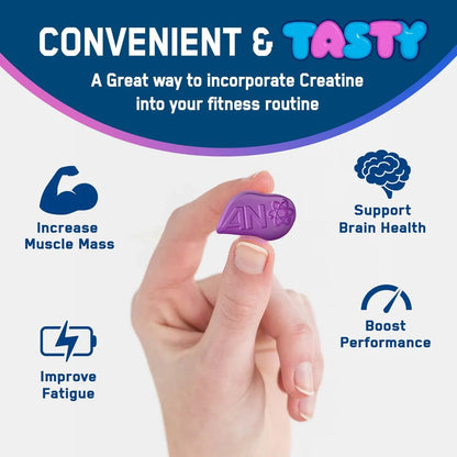 Applied Nutrition Creatine Monohydrate Gummies | 3g Creatine | 80 Gummies | 20 Servings - Nutristore