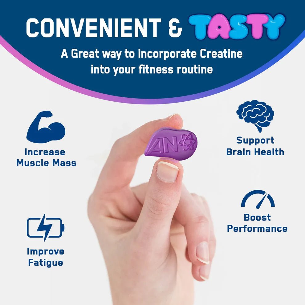 Applied Nutrition Creatine Monohydrate Gummies | 3g Creatine | 80 Gummies | 20 Servings - Nutristore