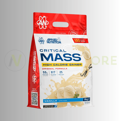 Applied Nutrition Critical Mass Original – High Calorie Weight Gainer | 917 Calories | Informed - Sport Tested | 6kg - Nutristore