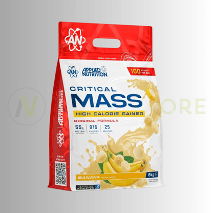 Applied Nutrition Critical Mass Original – High Calorie Weight Gainer | 917 Calories | Informed - Sport Tested | 6kg - Nutristore