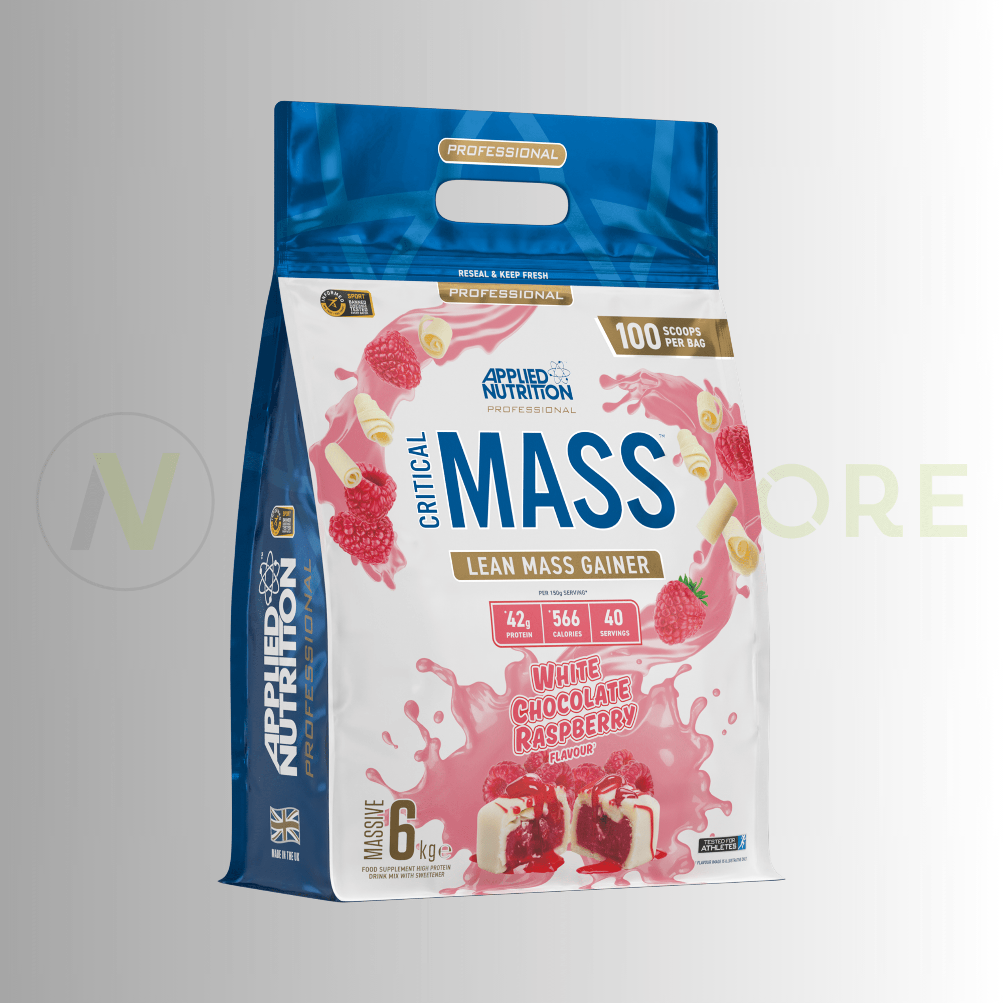 Applied Nutrition Critical Mass Professional – Lean Mass Gainer | 42g Protein | Informed - Sport Tested | 6kg - Nutristore