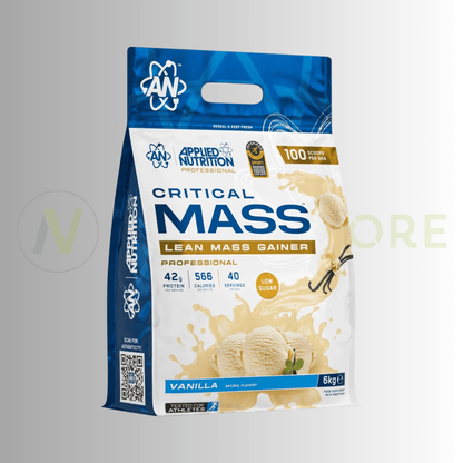 Applied Nutrition Critical Mass Professional – Lean Mass Gainer | 42g Protein | Informed - Sport Tested | 6kg - Nutristore