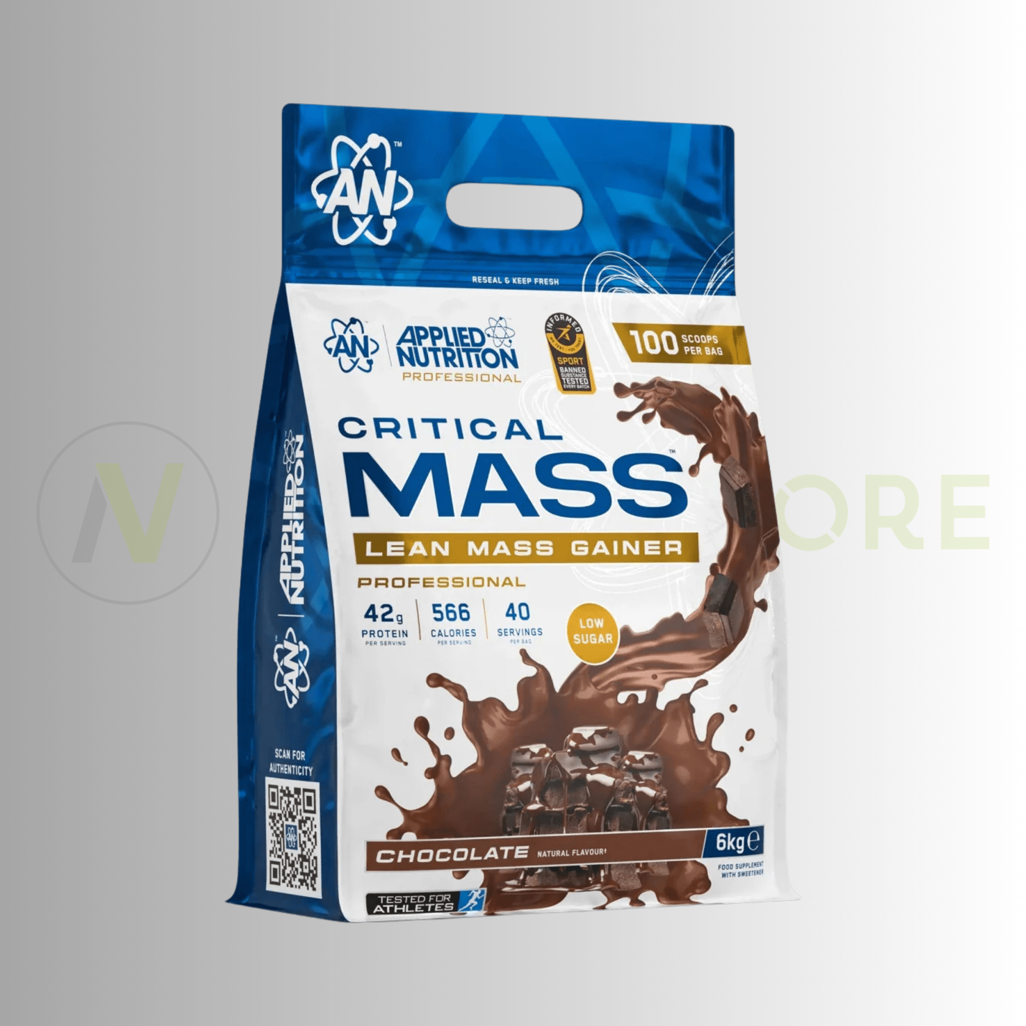 Applied Nutrition Critical Mass Professional – Lean Mass Gainer | 42g Protein | Informed - Sport Tested | 6kg - Nutristore