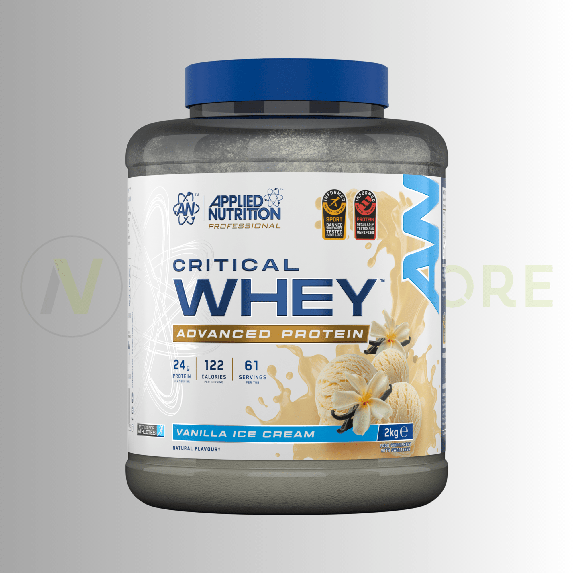 Applied Nutrition Critical Whey – 24g Protein | 4 Protein Blend | Informed - Sport Tested | 2kg - Nutristore