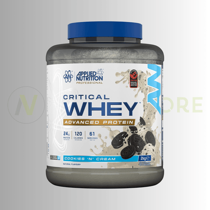Applied Nutrition Critical Whey – 24g Protein | 4 Protein Blend | Informed - Sport Tested | 2kg - Nutristore