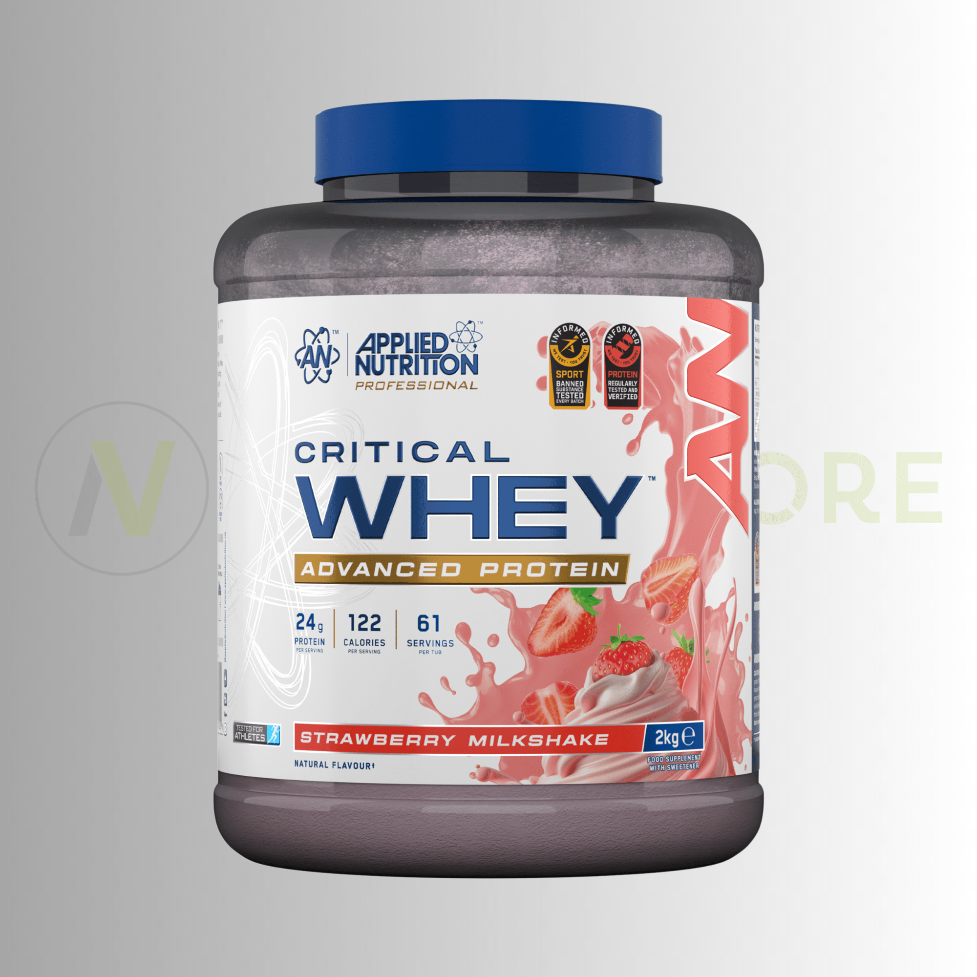 Applied Nutrition Critical Whey – 24g Protein | 4 Protein Blend | Informed - Sport Tested | 2kg - Nutristore
